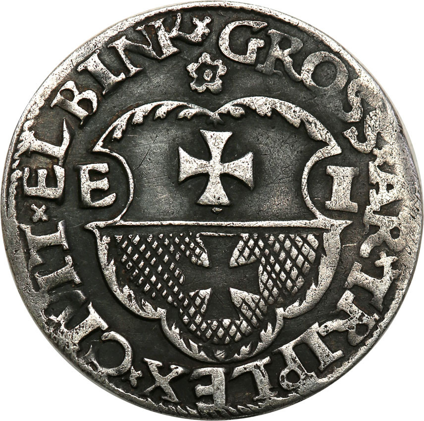 Zygmunt I Stary. Trojak (3 grosze) 1536, Elbląg